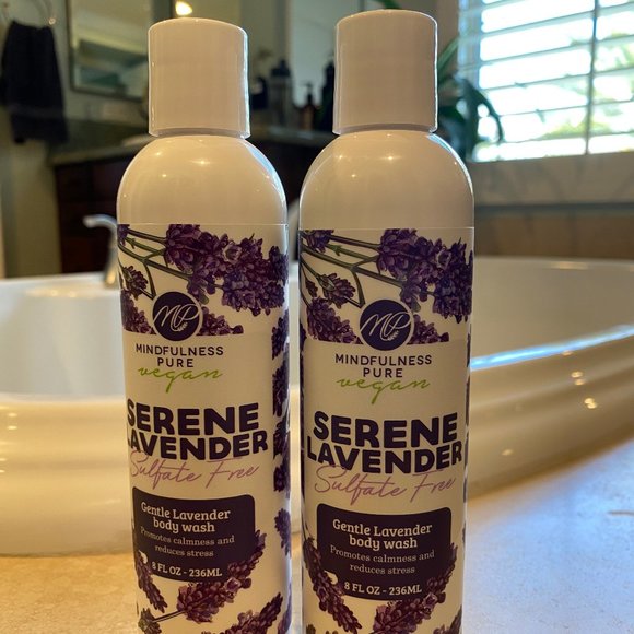 Lot of 2 New Natural Full Lavender Vegan Body Wash - Picture 3 of 8